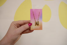Load image into Gallery viewer, Gold Balloon Letter Necklace-Stainless Steel
