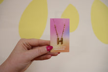 Load image into Gallery viewer, Gold Balloon Letter Necklace-Stainless Steel
