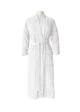 Load image into Gallery viewer, Turkish Cotton Terry Cloth Pleated Bathrobe
