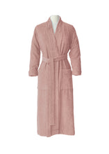 Load image into Gallery viewer, Turkish Cotton Terry Cloth Pleated Bathrobe
