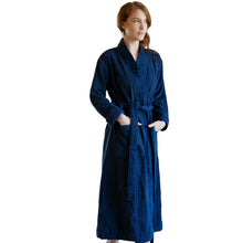 Load image into Gallery viewer, Turkish Cotton Terry Cloth Pleated Bathrobe
