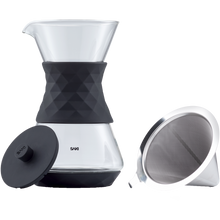 Load image into Gallery viewer, Pour-Over Glass Coffee Maker
