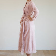 Load image into Gallery viewer, Turkish Cotton Terry Cloth Pleated Bathrobe

