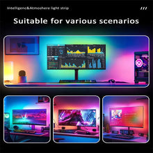 Load image into Gallery viewer, USB RGBIC LED Strip Lights for PC Monitor, App Controlled Gaming Backlight with Music Sync, 24 to 34 Inch Computer Screen LED Lighting for Gaming Room Decor
