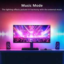 Load image into Gallery viewer, USB RGBIC LED Strip Lights for PC Monitor, App Controlled Gaming Backlight with Music Sync, 24 to 34 Inch Computer Screen LED Lighting for Gaming Room Decor

