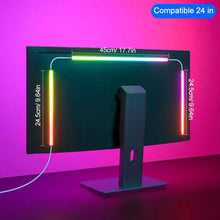 Load image into Gallery viewer, USB RGBIC LED Strip Lights for PC Monitor, App Controlled Gaming Backlight with Music Sync, 24 to 34 Inch Computer Screen LED Lighting for Gaming Room Decor
