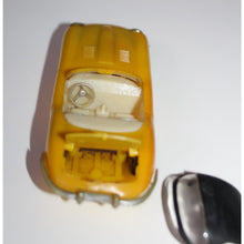 Load image into Gallery viewer, Zee Yellow Jaguar Convertible Plastic Vintage Toy Car Vehicle Model 2080
