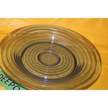 Load image into Gallery viewer, Vintage Blue Depression Glass Swirl Pattern Large Centerpiece Round Bowl
