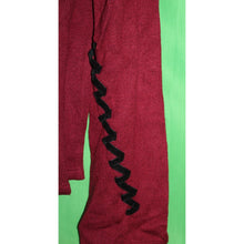 Load image into Gallery viewer, Design History Red Sweater With Ribbon Accent Sleeves Size Women's Small
