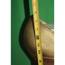 Load image into Gallery viewer, Vintage Giant Gold Just The Shoe High Heel Figurine Step Display Platform Prop
