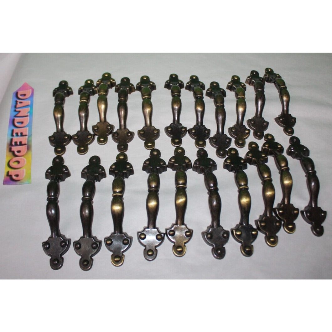 21 Piece vintage National Lock Metal Cabinet Drawer Pulls 1973 FO3695-001