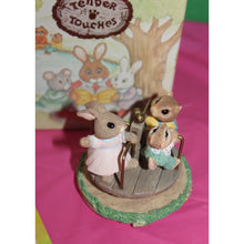 Load image into Gallery viewer, Hallmark Tender Touches Playground Go Round vintage Figurine 1993 QEC6389
