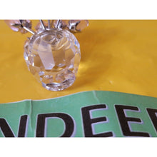Load image into Gallery viewer, Swarovski Crystal Dozen Pink Roses Flowers In Vase
