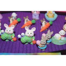 Load image into Gallery viewer, Hallmark Vintage 22 Piece Easter Holiday Rabbit Lamb Chick Egg Merry Miniatures
