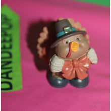 Load image into Gallery viewer, Pilgrim Turkey Merry Mini Keepsakes 1995 Figurine Hallmark QFM8177 Thanksgiving
