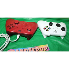 Load image into Gallery viewer, 2 Microsoft Video Game Controllers Red 1708 And White 1914
