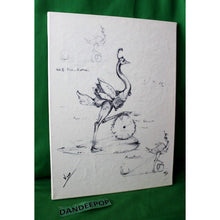 Load image into Gallery viewer, Nano Lopez Elizabeth Nanimals Ostrich Signature Art Giclee Canvas 186/199
