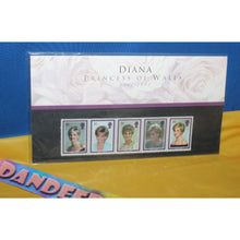Load image into Gallery viewer, Diana Princess Of Wales 1961-1997 Royal Mint Stamps 26 Commemorative With Card
