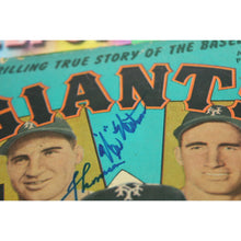 Load image into Gallery viewer, New York Giants Baseball Original 1952 Rare 5 Player Signed Booklet Fawcett Pub
