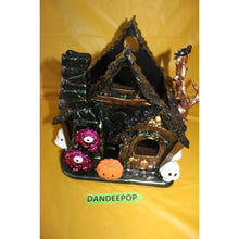 Load image into Gallery viewer, Limited Edition Bath &amp; Body Works Haunted Luminary Candle Holder House 2022
