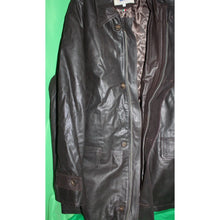 Load image into Gallery viewer, Vera Pelle Brown Leather Jacket Italy Size Men's 52
