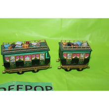 Load image into Gallery viewer, Department 56 Dept56 4 Piece Christmas Village Train Car Set The Flying Scot
