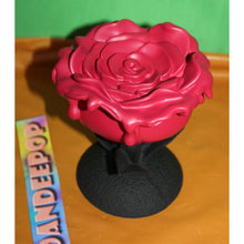 Load image into Gallery viewer, Bath &amp; Body Works Dripping Red Rose 3 Wick Halloween 2023 Candle Holder
