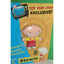 Load image into Gallery viewer, Family Guy NJ Croce Freakin' Sweet Bendable Stewie Toy Fair 1,513/2005 Sealed
