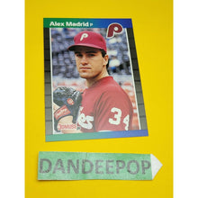 Load image into Gallery viewer, 1989 Alexander Alex Madrid Jr. Error DonRuss Baseball Card 604
