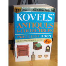 Load image into Gallery viewer, Kovels' Antique &amp; Collectibles Price List 2003 35th Edition Book
