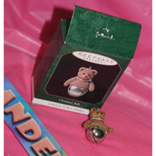 Load image into Gallery viewer, Vintage Hallmark Keepsake Christmas Bear Bell Holiday Ornament 1998 Series 4
