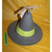 Load image into Gallery viewer, Rae Dunn Tonight We Fly Large Witch Hat Ceramic Birdhouse Feeder Halloween
