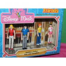Load image into Gallery viewer, Disney Magic Town Square Friends Mother Father Son Daughter Figurines Sears
