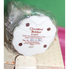 Load image into Gallery viewer, Enesco Cherished Teddies Figurine Stormi Hark The Herald Angels Sing 1996 In Box

