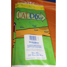 Load image into Gallery viewer, DesignWare American Greetings CatDog Plastic Tablecover 54 x 96" 1998 Viacom
