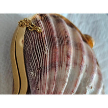 Load image into Gallery viewer, Vintage Original Clamshell Hinged Evening Bag Purse Nautical Design
