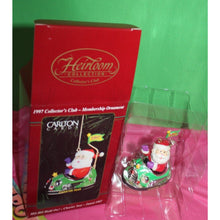 Load image into Gallery viewer, Carlton Heirloom Ho Ho Hold On Charter Year 1997 Collector Club Member Ornament
