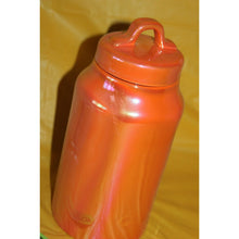 Load image into Gallery viewer, Rae Dunn Bugs &amp; Hisses Orange Luster Finish Ceramic Canister Halloween Decor
