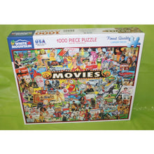 Load image into Gallery viewer, White Mountain 1000 Piece Jigsaw Puzzle Movies 1338 Complete With Poster 24 x 30
