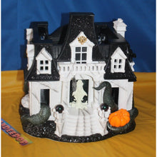 Load image into Gallery viewer, Bath &amp; Body Works Glow In The Dark House Luminary 3 Wick Jar Candle Holder 2024
