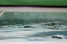 Load image into Gallery viewer, Alexander Chen Central Park Bridge Winter Seriolithograph Numbered Signed Art
