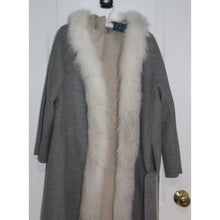 Load image into Gallery viewer, Ing Loro Piana Guy La Roche Natural Fawn Light Fox Finland Fur Coat XS Gray
