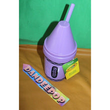 Load image into Gallery viewer, Crayola Kohl's Collaboration Super Sipper 13oz Purple Tumbler Cup With Straw
