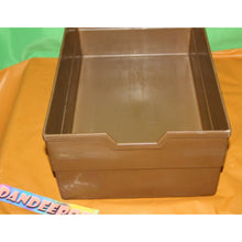 Load image into Gallery viewer, TWA Airlines Brown Plastic Empty Galley Kitchen Vintage Food Storage Container
