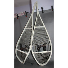Load image into Gallery viewer, Vintage Original Military Issued Aluminum With Stainless Steel Cabling Snowshoes
