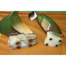 Load image into Gallery viewer, Vintage Pair Brass Metal Steel Onyx Sailboat Sculptures DeMott And Mario Jason
