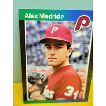 Load image into Gallery viewer, 1989 Alexander Alex Madrid Jr. Error DonRuss Baseball Card 604
