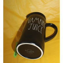Load image into Gallery viewer, Rae Dunn Vampire Juice Drink Serving Pitcher Halloween Black And Red Ceramic
