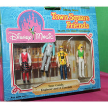 Load image into Gallery viewer, Disney Magic Town Square Friends tour Guide Engineer And 2 Tourists 60301 Sears
