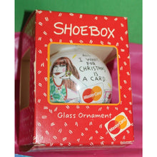 Load image into Gallery viewer, Shoebox All I Want for Christmas Is A Card Mastercard Holiday Glass Ornament
